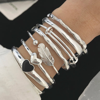925 Sterling Silver Trendy Bracelets