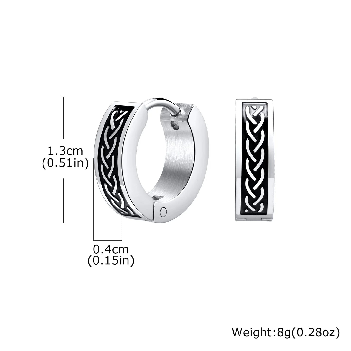 Retrol Hoop Earrings