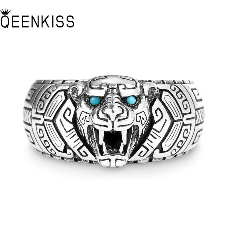 S925 Vintage Tiger Ring