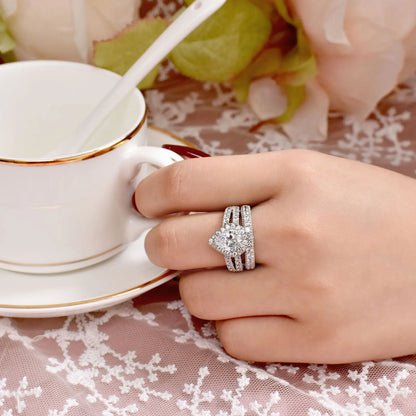 925 Sterling Silver Pear Cut