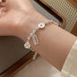 S925 Beaded Geometric Bracelet