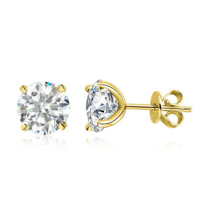 Moissanite Diamond Earring Pure 925 Silver