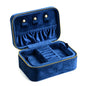 Velvet Jewelry Box Double Layer Design