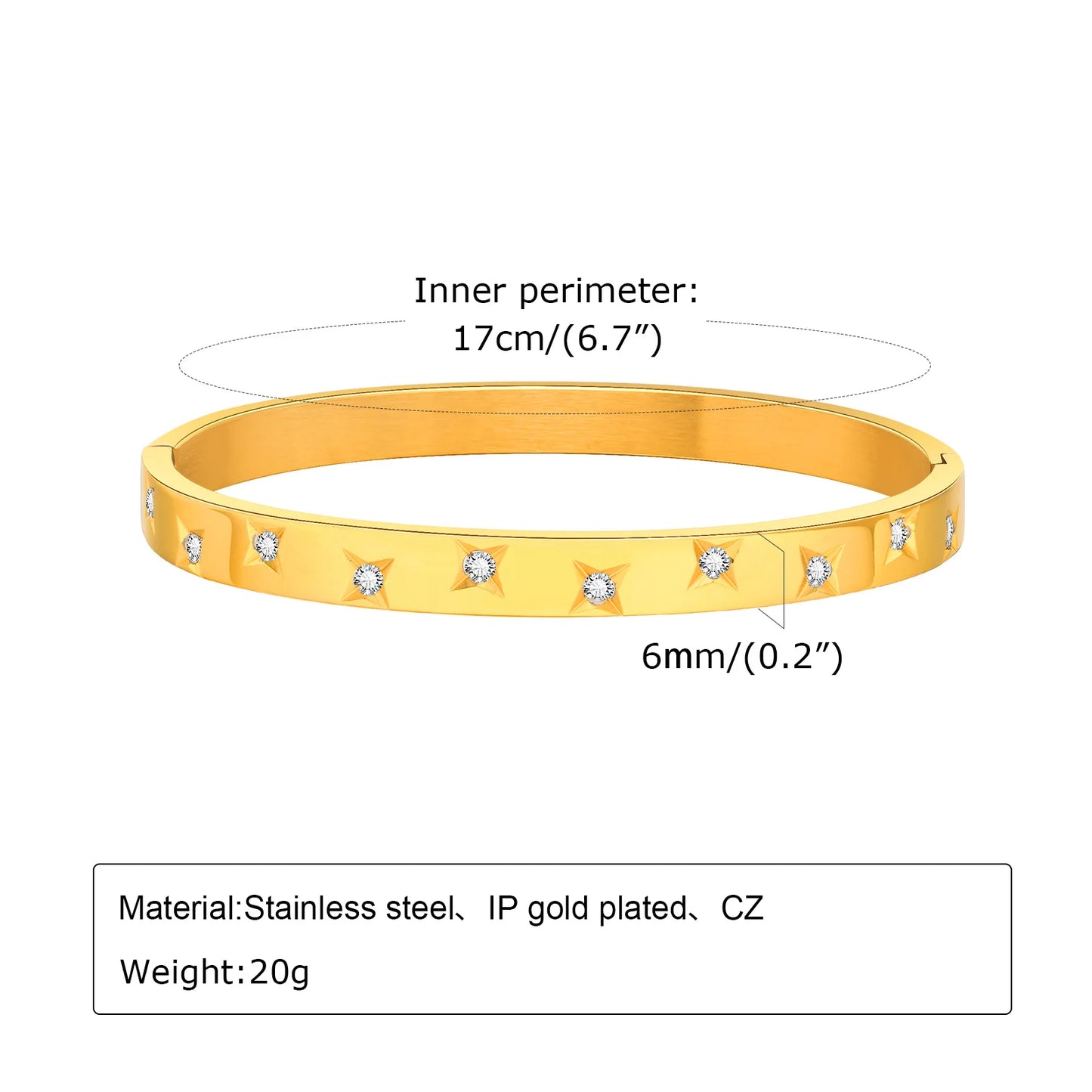 18K Gold Plated Love Friendship Bracelet