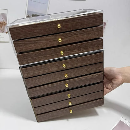 Walnut Multi-Functional Jewelry Storage Box