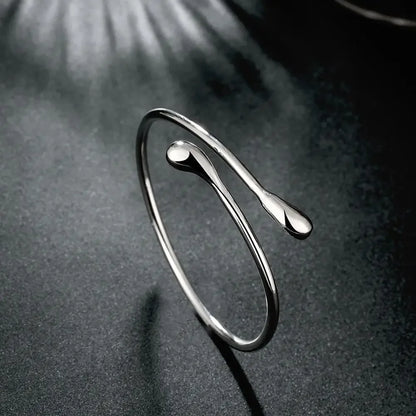 S925 Water Droplet Charm Bracelet