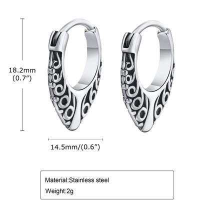 Retrol Hoop Earrings