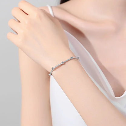 1.67ct D Color Moissanite Tennis Bracelet