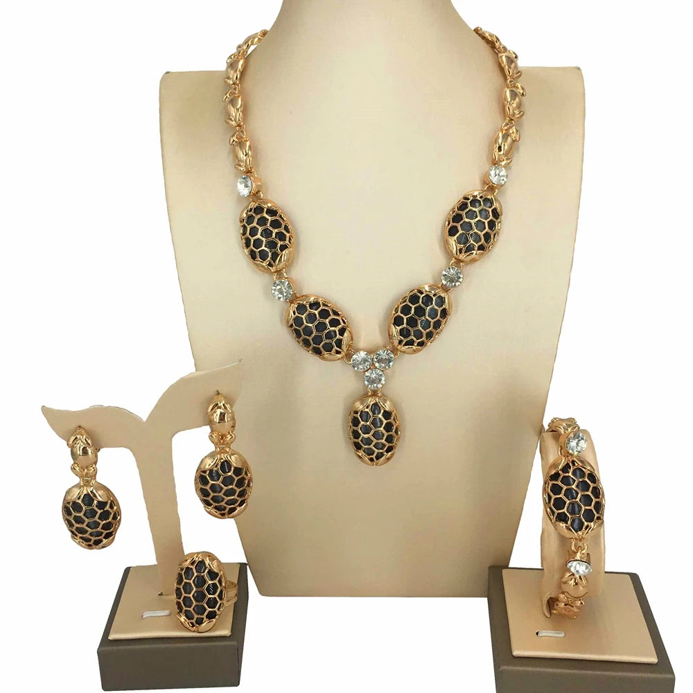 Fashion Colourful Stones Jewelry Sets