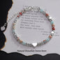 925 Sterling Silver Zircon Love Heart Bracelet