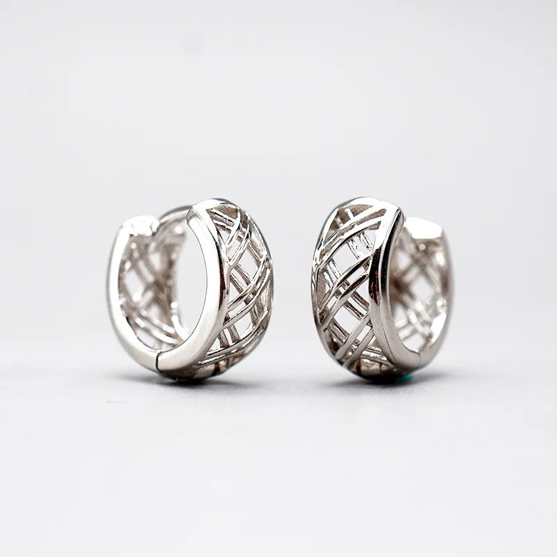 S925 Hollow Out Earrings