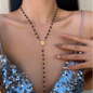 Bohemia Conch Starfish Imitation Pearl Necklace