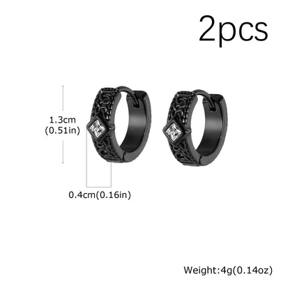Retrol Hoop Earrings