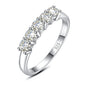 5pcs Moissanite Diamond Ring