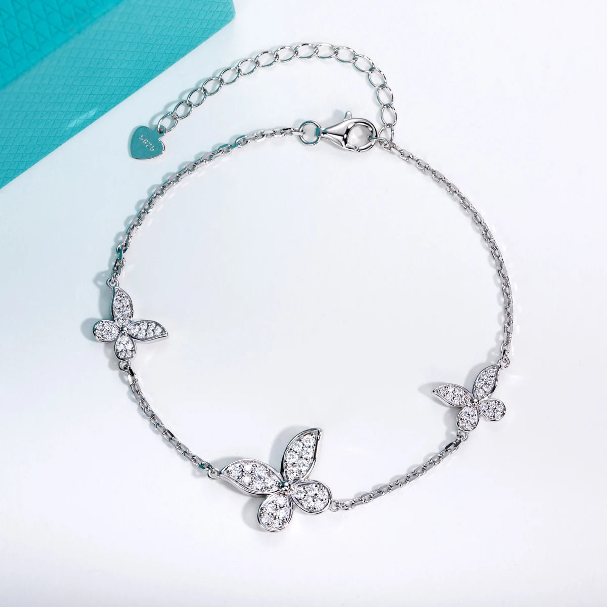 S925 Butterfly Anklet