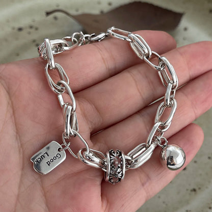 925 Sterling Silver Bracelets with Ball Charm