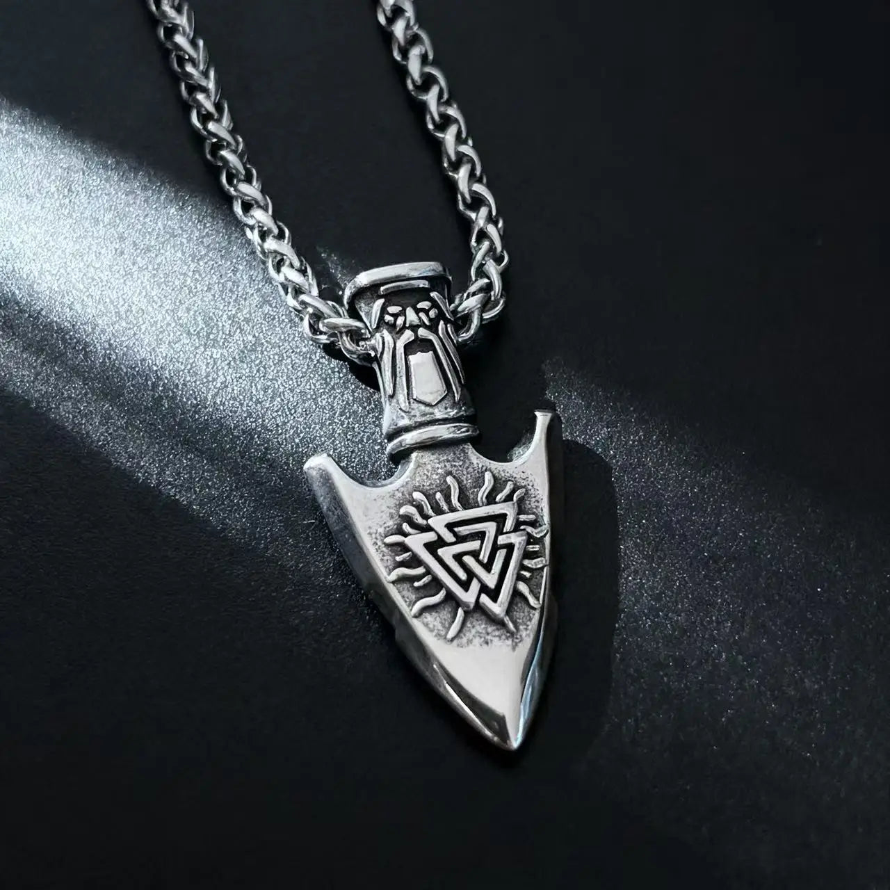 Odin Rune 316L Stainless Steel Pendant Necklace