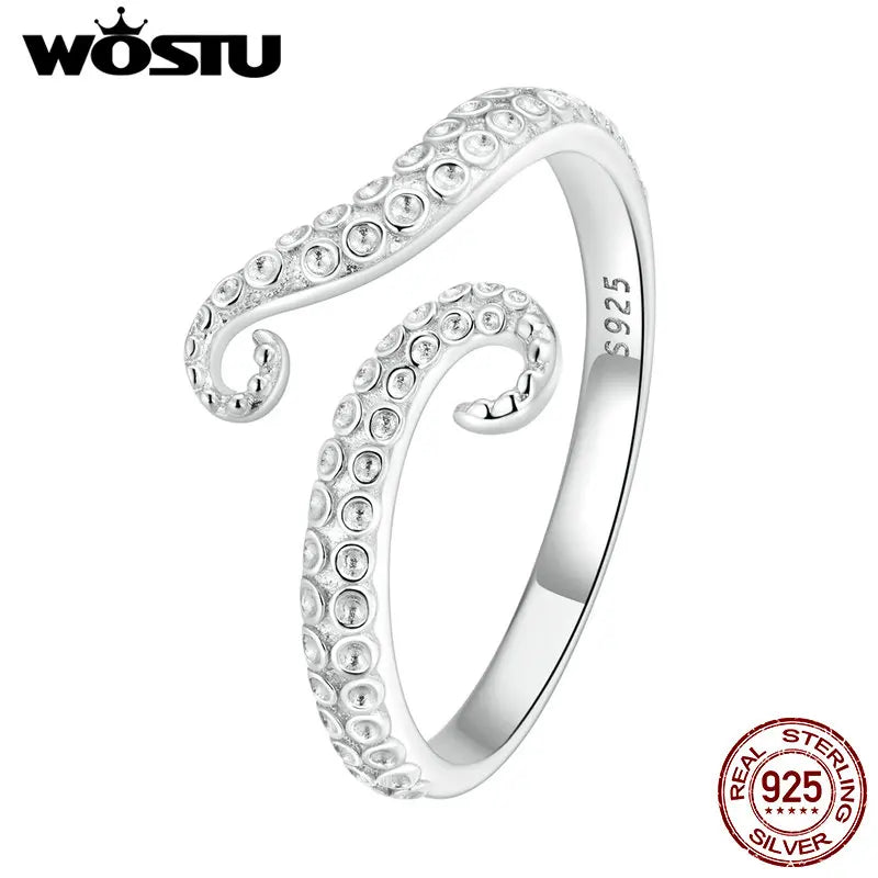 Octopus Style Open Ring