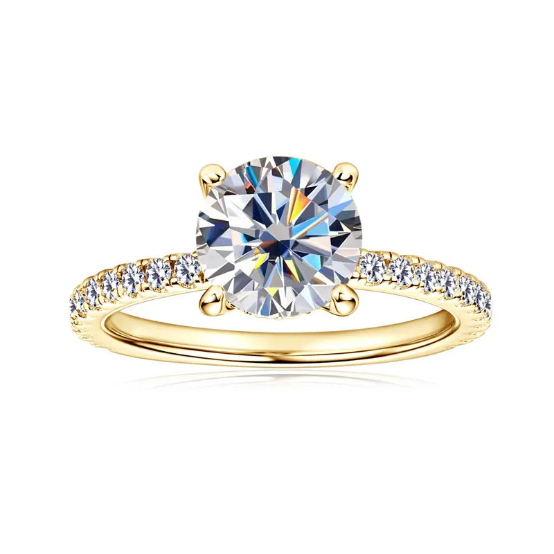 8mm 2ct Moissanite Ring