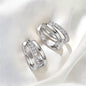 925 Sterling Silver Dazzling CZ Stone Earrings