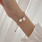 S925 Beaded Geometric Bracelet