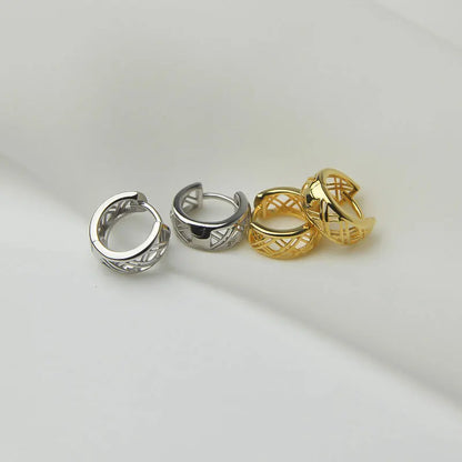 S925 Hollow Out Earrings