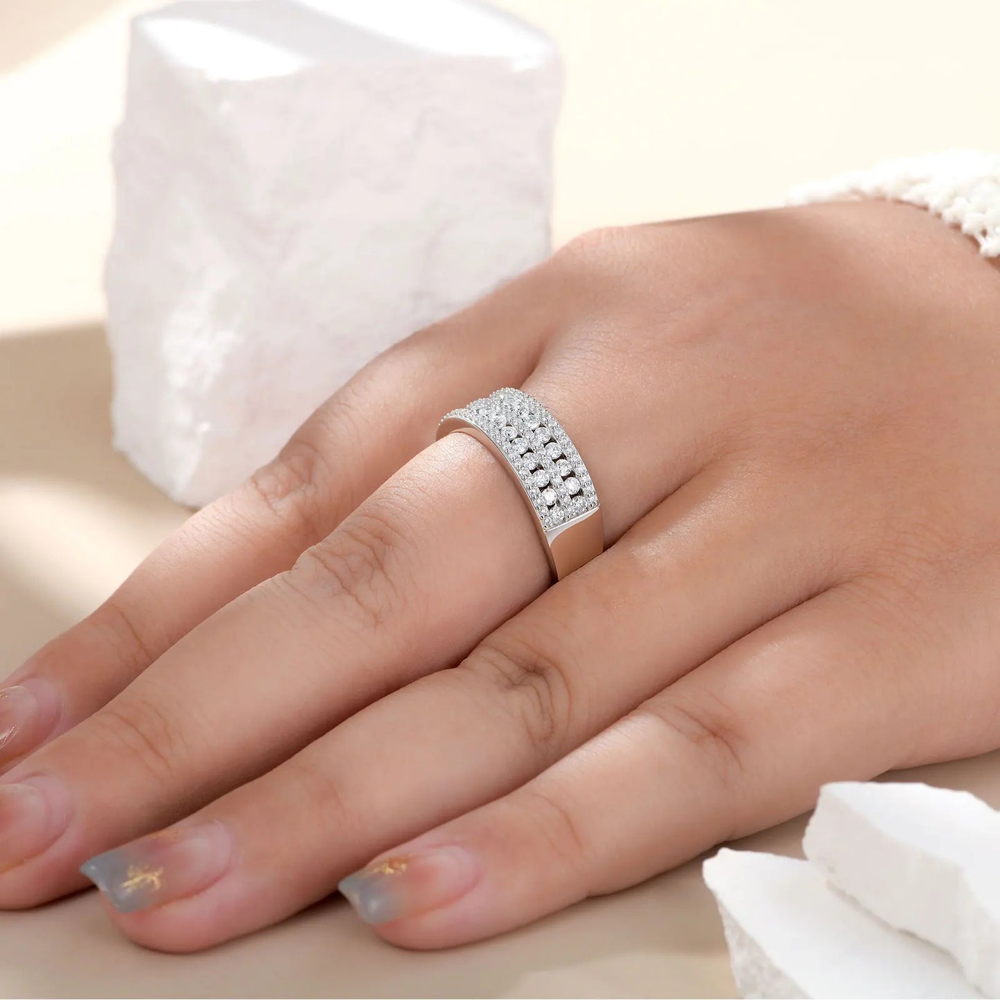 S925 Moissanite Ring