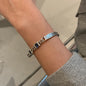 S925 Blue & Purple Gemstone Bracelet
