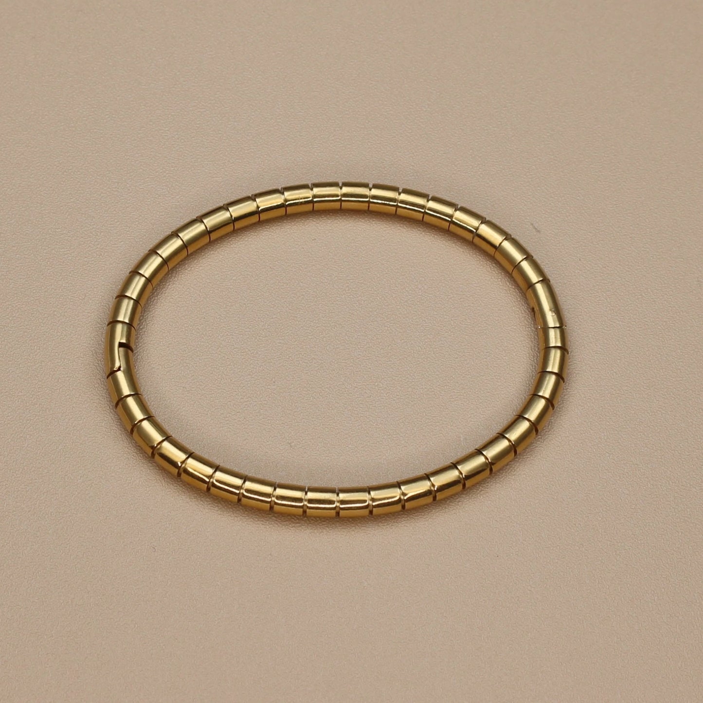 Stainless Steel Gold Colour Waterproof Bracelet