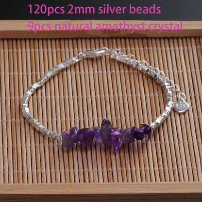 925 Sterling Silver Zircon Love Heart Bracelet