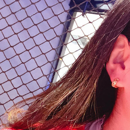 S925 Hollow Out Earrings