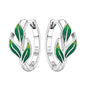 Original S925 Blue Iris Flower Earrings