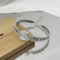 S925 Beaded Geometric Bracelet