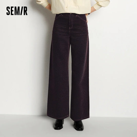 Maillard Flocked Long Pants Cool Style