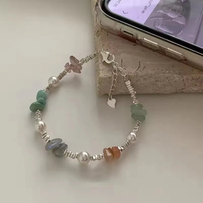 925 Sterling Silver Zircon Love Heart Bracelet