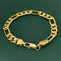 925 Sterling Silver Bracelet Plated with 18K Gold