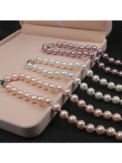 45cm Round Pearls Necklace