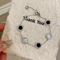 S925 Beaded Geometric Bracelet