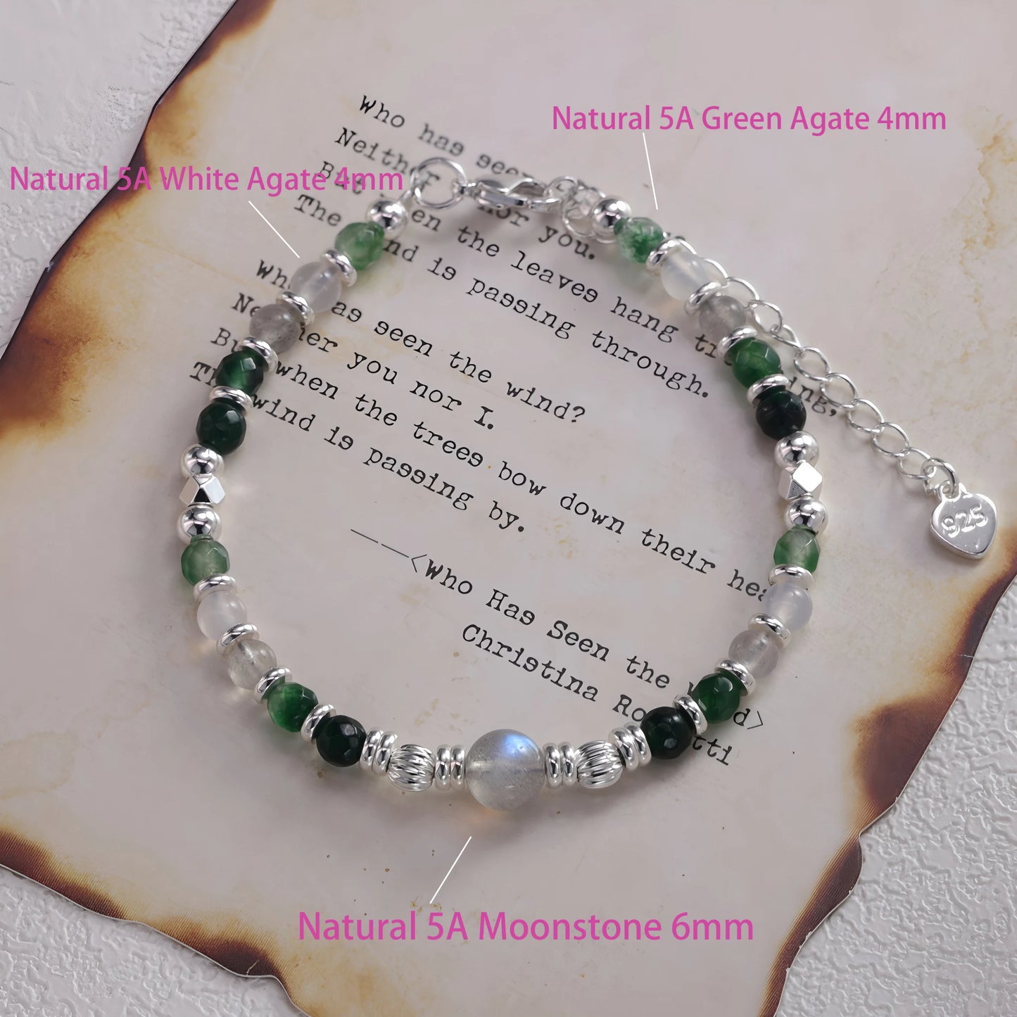925 Sterling Silver Butterfly Bracelet