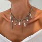 Natural Seashell Beaded Necklace