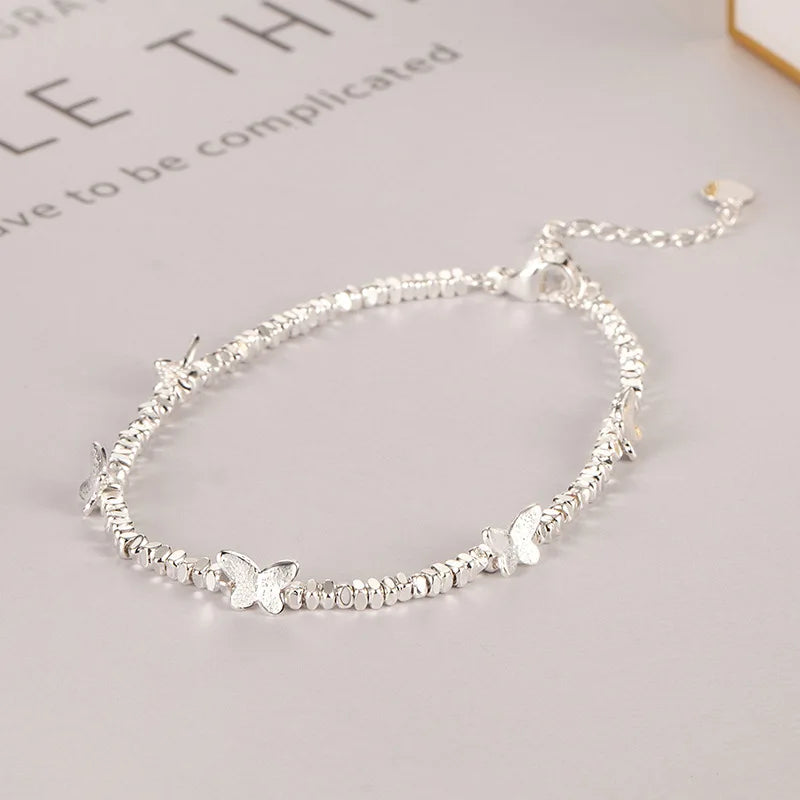925 Sterling Silver Butterfly Bracelet