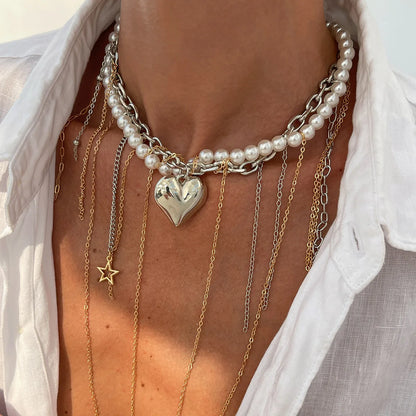 Natural Seashell Beaded Necklace