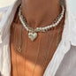 Natural Seashell Beaded Necklace