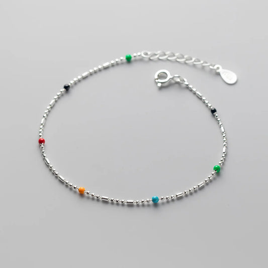 Fashion  Jewelry Blossom Charm Female 925 Sterling Silver Bracelet