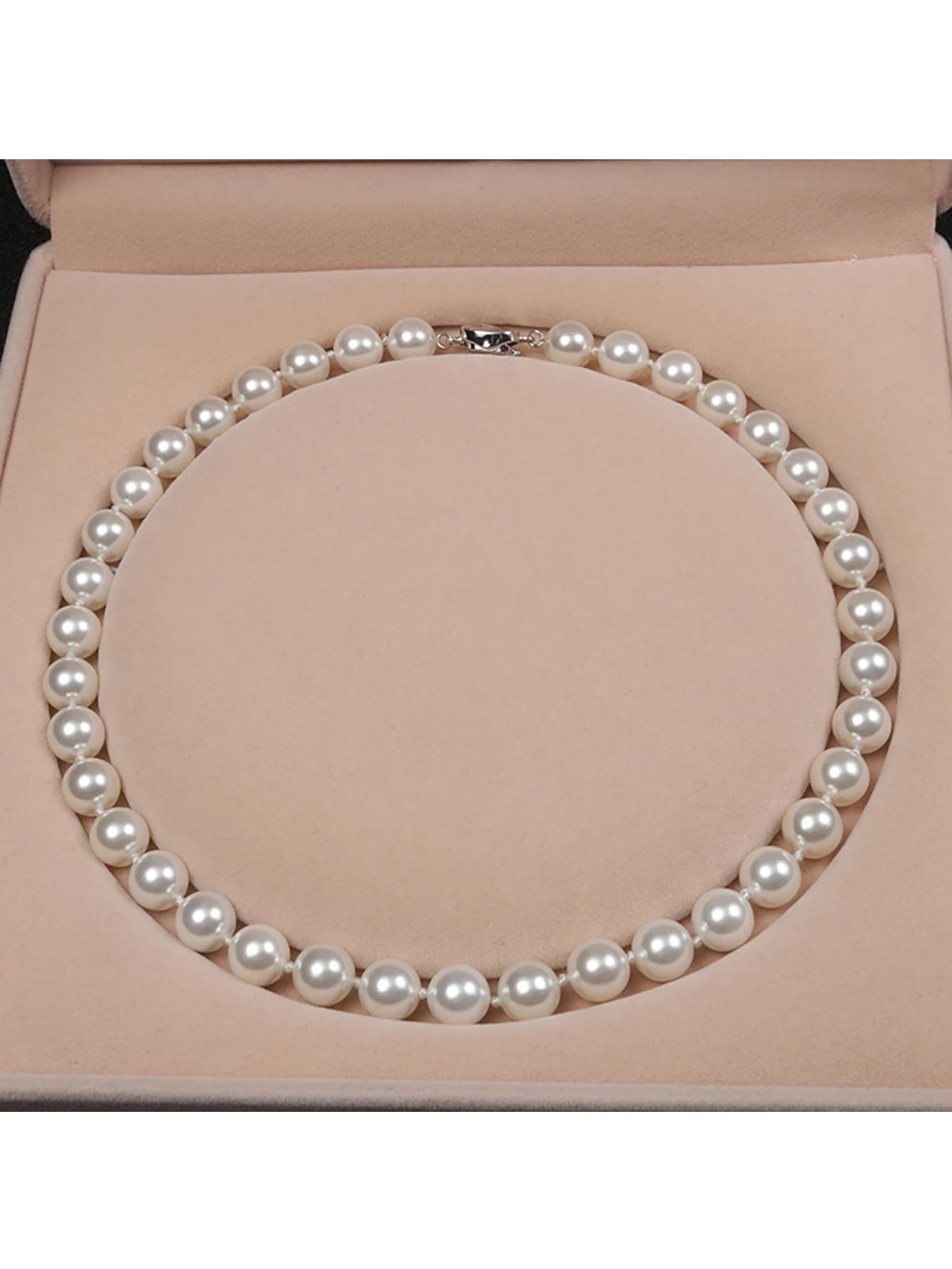 45cm Round Pearls Necklace