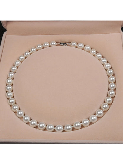 45cm Round Pearls Necklace