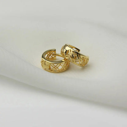 S925 Hollow Out Earrings