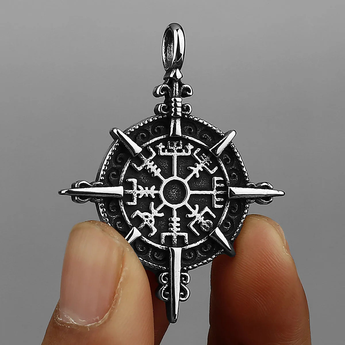 Compass Pendant Chain