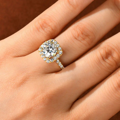 8mm 2ct Moissanite Ring