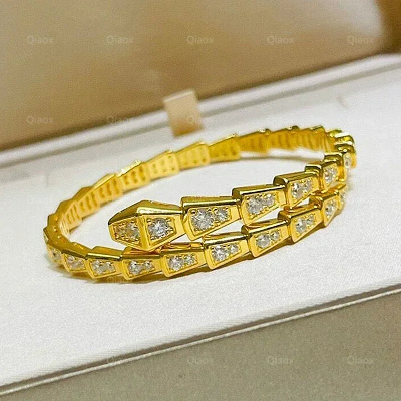 S925 Snake Bone Bracelet